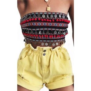 🚫SOLD🚫 Festival Coin Tube Top